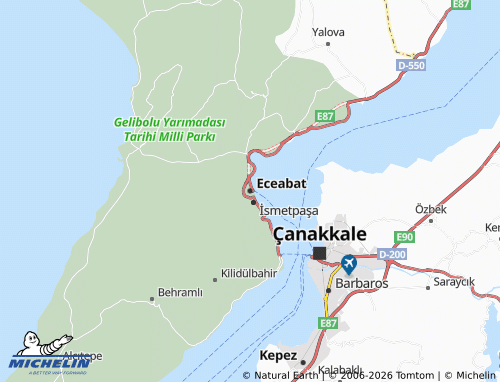 Mapa MICHELIN Eceabat - ViaMichelin
