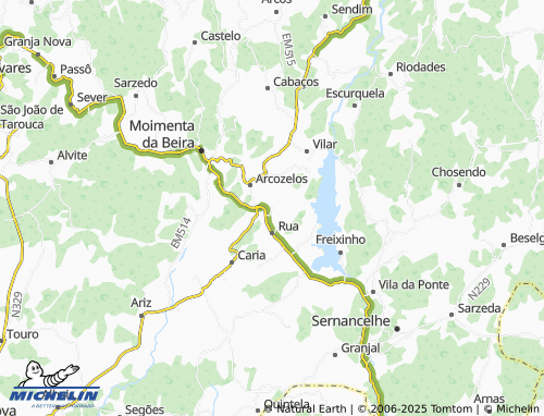 Mappa MICHELIN Granja d'Oleiros - ViaMichelin