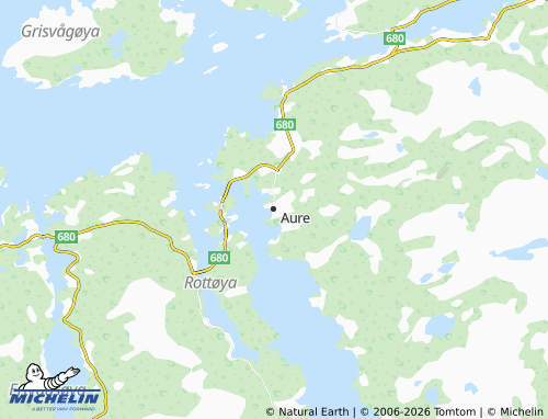 MICHELIN-Landkarte Aure - ViaMichelin