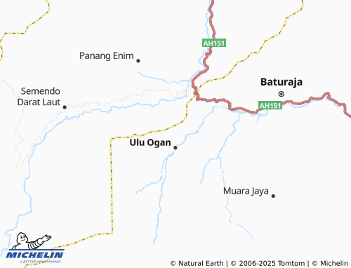 MICHELIN Pedataran map - ViaMichelin