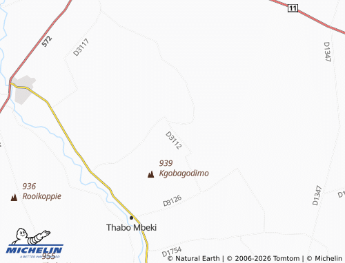 Mappa MICHELIN Botsalanong - ViaMichelin