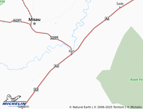 MICHELIN Kari map - ViaMichelin