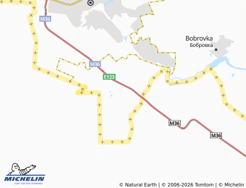 MICHELIN-Landkarte Bugristoye - ViaMichelin