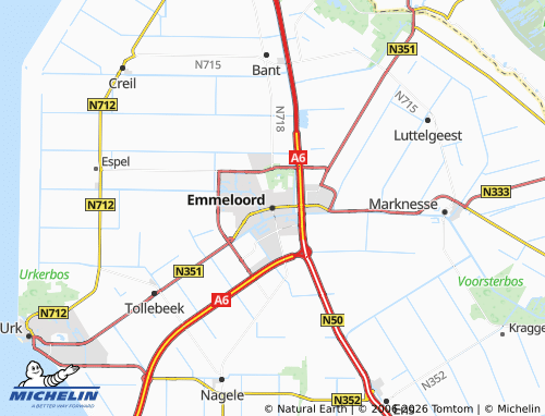 MICHELIN Emmeloord map - ViaMichelin