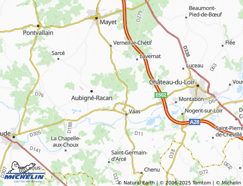 MICHELIN Valette map - ViaMichelin