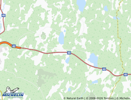 Carte MICHELIN Gullered - ViaMichelin