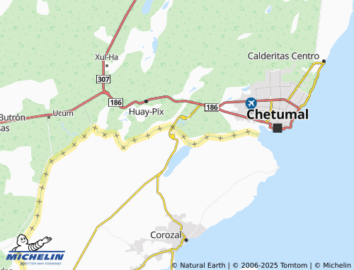 MICHELIN Santa Elena map - ViaMichelin