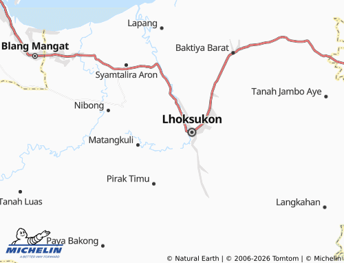 Mapa MICHELIN Mns Ulee Barat - ViaMichelin