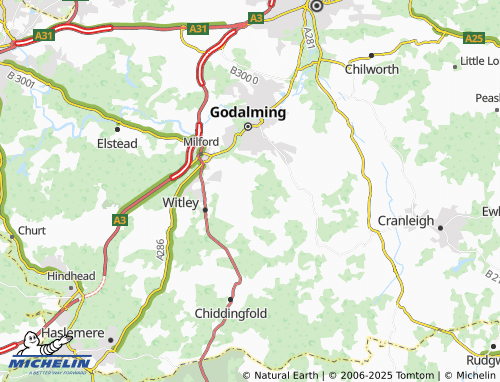 MICHELIN Hydestile map - ViaMichelin