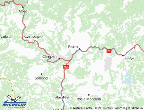 MICHELIN Boncești map - ViaMichelin