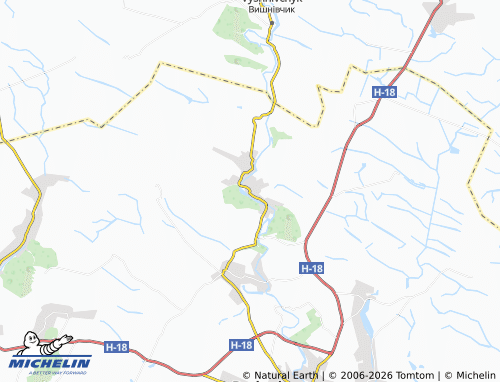 MICHELIN Osivtsi map - ViaMichelin