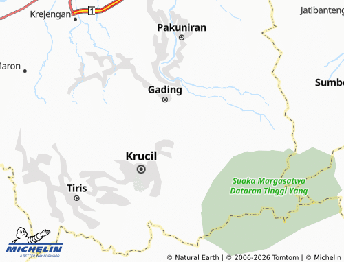 MICHELIN Plaosan map - ViaMichelin