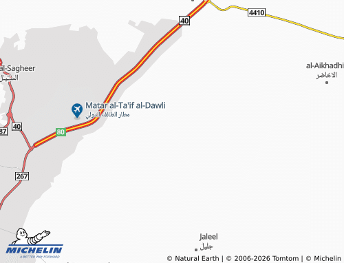Carte MICHELIN Souq Okadh - ViaMichelin