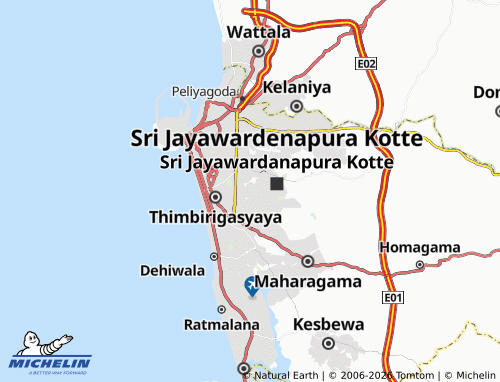 Mappa MICHELIN Nawala West - ViaMichelin