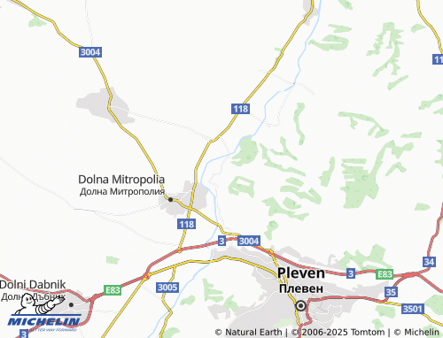 MICHELIN Bivolare map - ViaMichelin