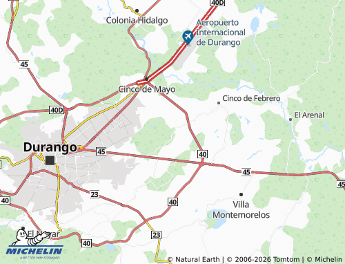 Mappa MICHELIN Colonia Agrícola Navacoyán - ViaMichelin