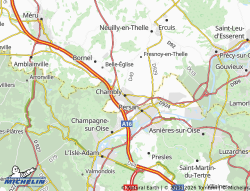 MICHELIN Chambly map - ViaMichelin