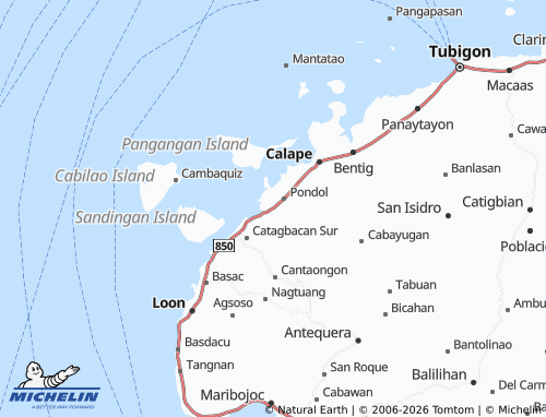 MICHELIN Cantumocad map - ViaMichelin