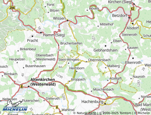Carte MICHELIN Burbach - ViaMichelin