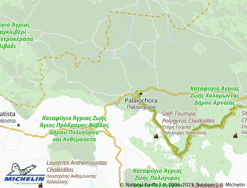 MICHELIN Geroplatanos map - ViaMichelin