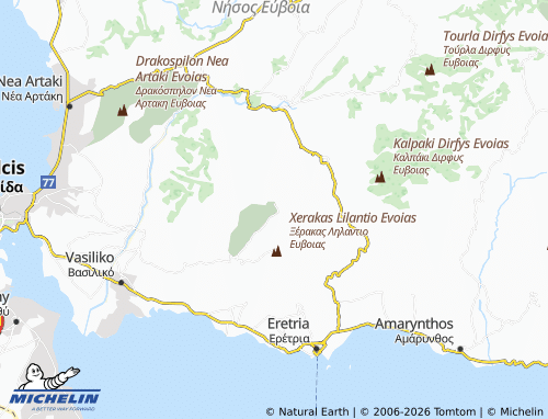 MICHELIN Kamari map - ViaMichelin