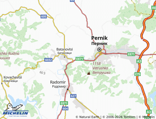 Mappa MICHELIN kv. Bela voda - ViaMichelin