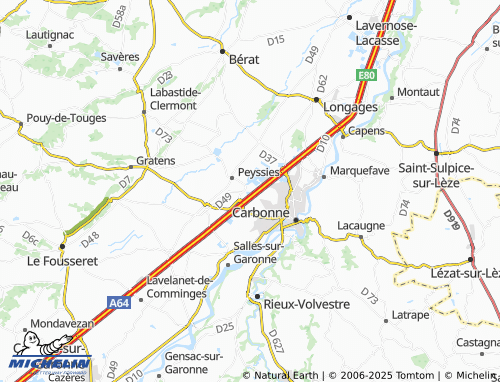 Mapa MICHELIN Saint-Michel - ViaMichelin