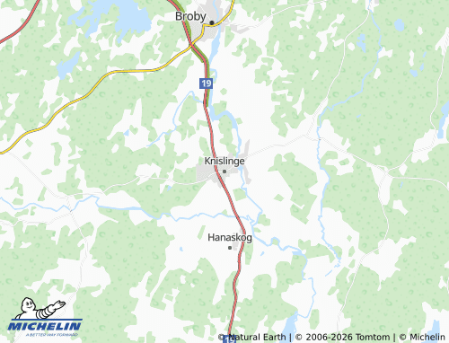Carte MICHELIN Knislinge - ViaMichelin