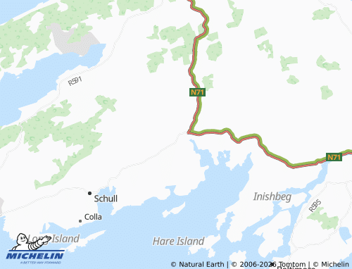 MICHELIN-Landkarte Ballydehob - ViaMichelin