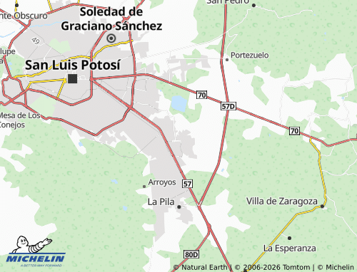 MICHELIN Los Olivos map - ViaMichelin