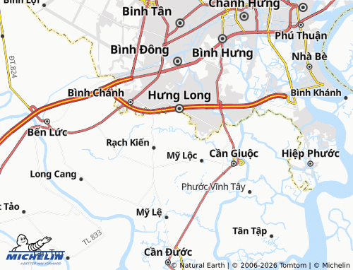 Mapa MICHELIN Phước Hậu - ViaMichelin