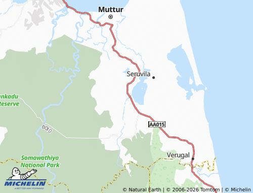 MICHELIN-Landkarte Kiliveddi - ViaMichelin
