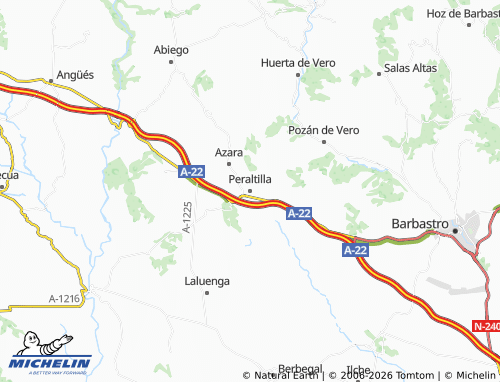 Mapa MICHELIN Peraltilla - ViaMichelin