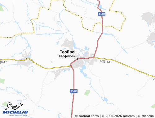 Carte MICHELIN Teofipol - ViaMichelin