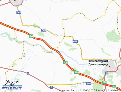 Mapa MICHELIN Velikan - ViaMichelin