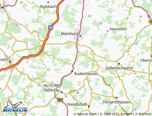 MICHELIN-Landkarte Puttenhausen - ViaMichelin