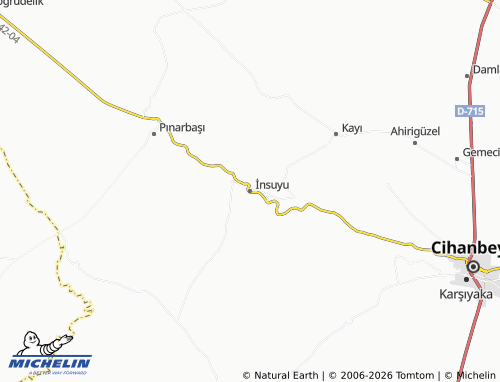 Mappa MICHELIN İnsuyu - ViaMichelin