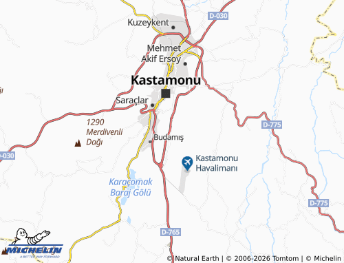 MICHELIN-Landkarte Örencik - ViaMichelin