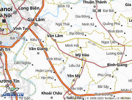 MICHELIN Lạc Hồng map - ViaMichelin
