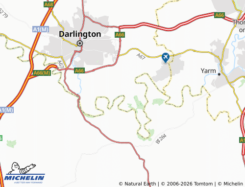 Carte MICHELIN Neasham - ViaMichelin