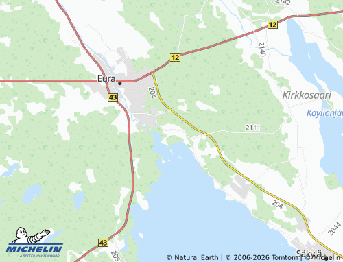 Kaart MICHELIN Kiiskinmäki - ViaMichelin