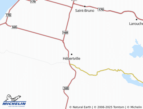 MICHELIN Hébertville map - ViaMichelin
