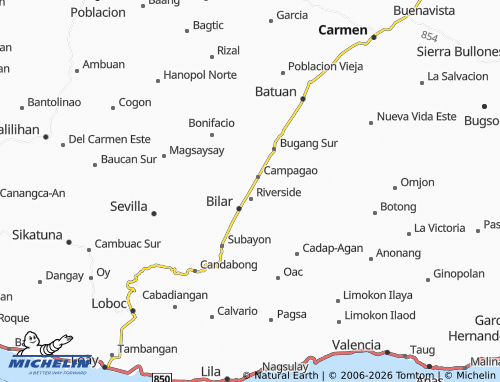 MICHELIN Zamora map - ViaMichelin