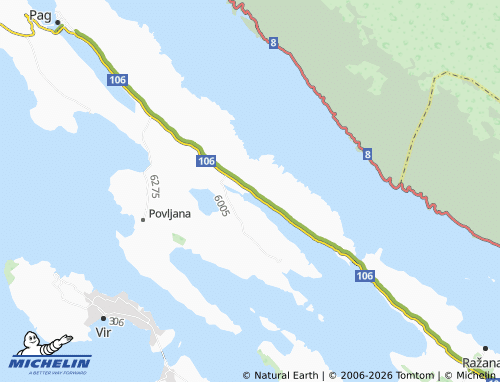 Mapa MICHELIN Dinjiška - ViaMichelin