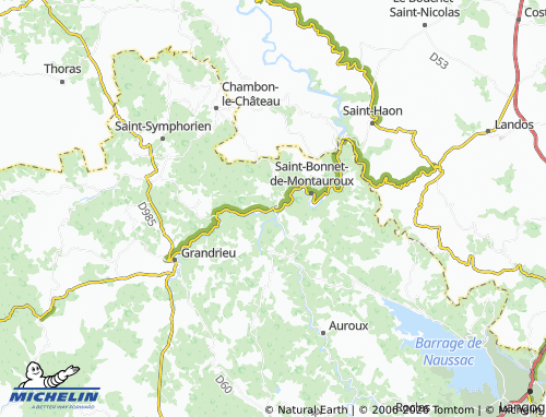 Mapa MICHELIN Laval-Atger - ViaMichelin