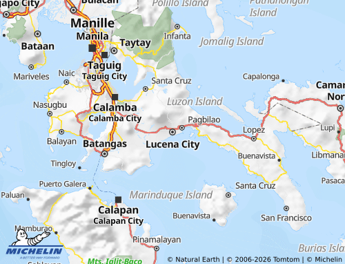 Kaart MICHELIN Quezon - ViaMichelin