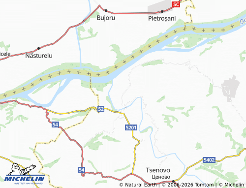 Mapa MICHELIN Krivina - ViaMichelin