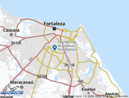 Carte MICHELIN Aerolândia - ViaMichelin