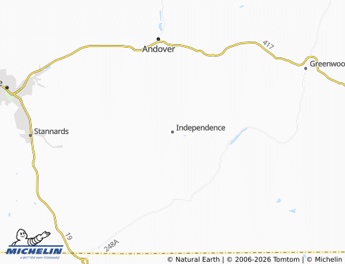 Mapa MICHELIN Independence - ViaMichelin