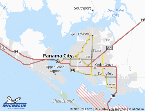 Mappa MICHELIN Pretty Bayou - ViaMichelin